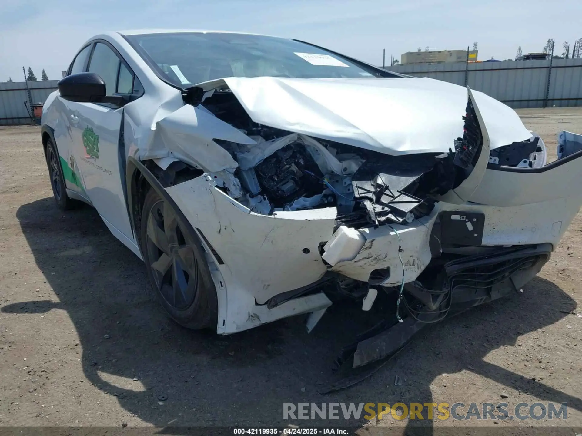 6 Photograph of a damaged car JTDACAAU1S3049356 TOYOTA PRIUS 2025