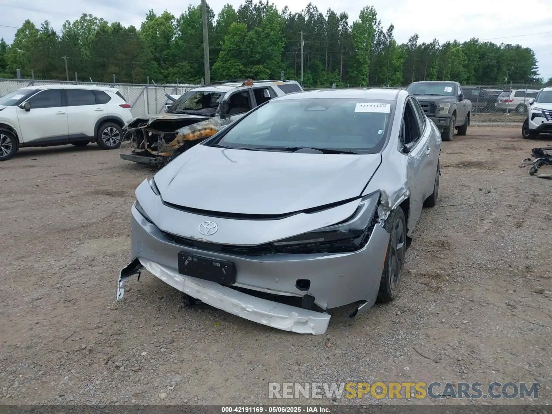 6 Photograph of a damaged car JTDACAAU1S3051396 TOYOTA PRIUS 2025