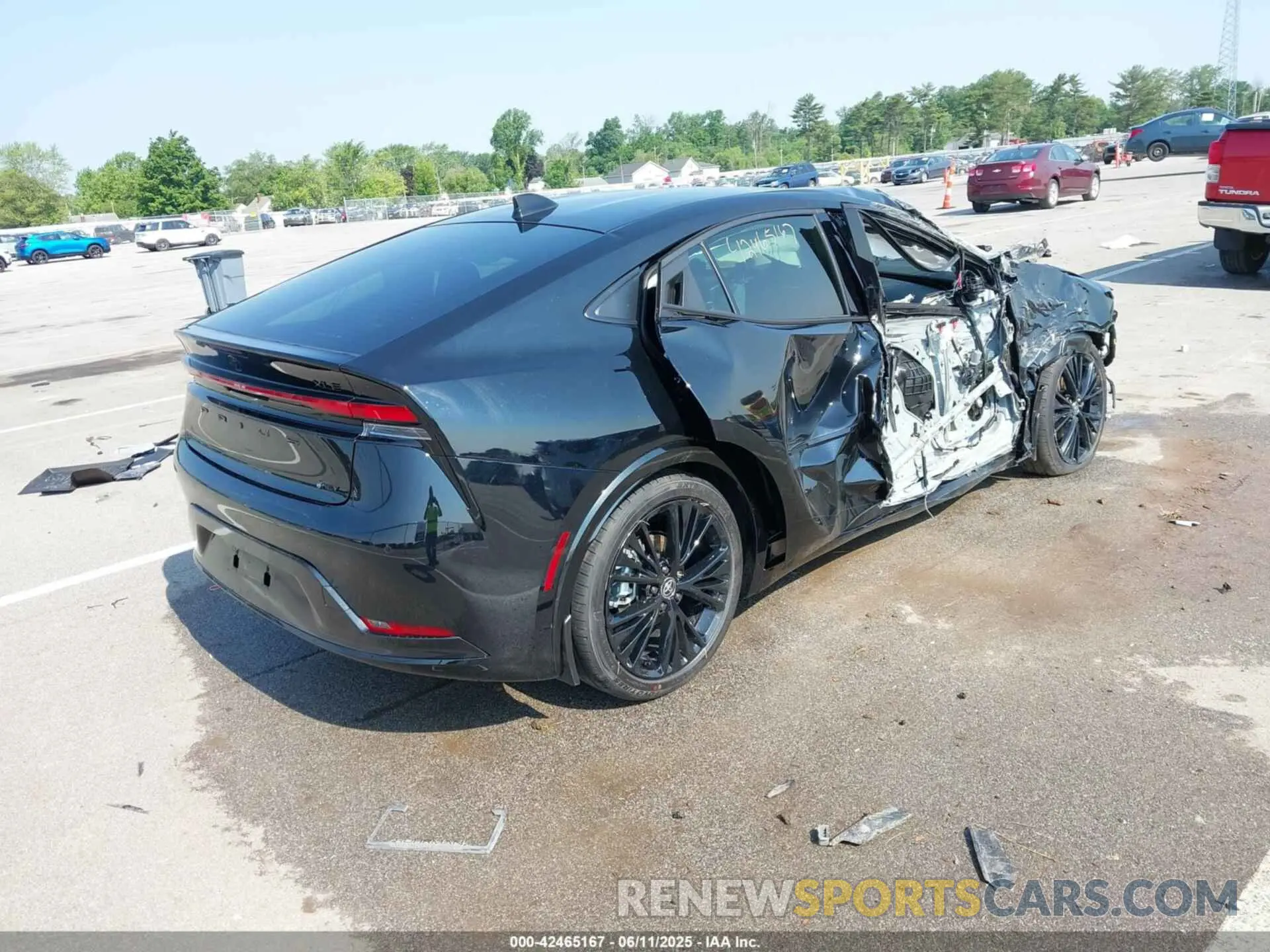 4 Photograph of a damaged car JTDACAAU1S3059966 TOYOTA PRIUS 2025