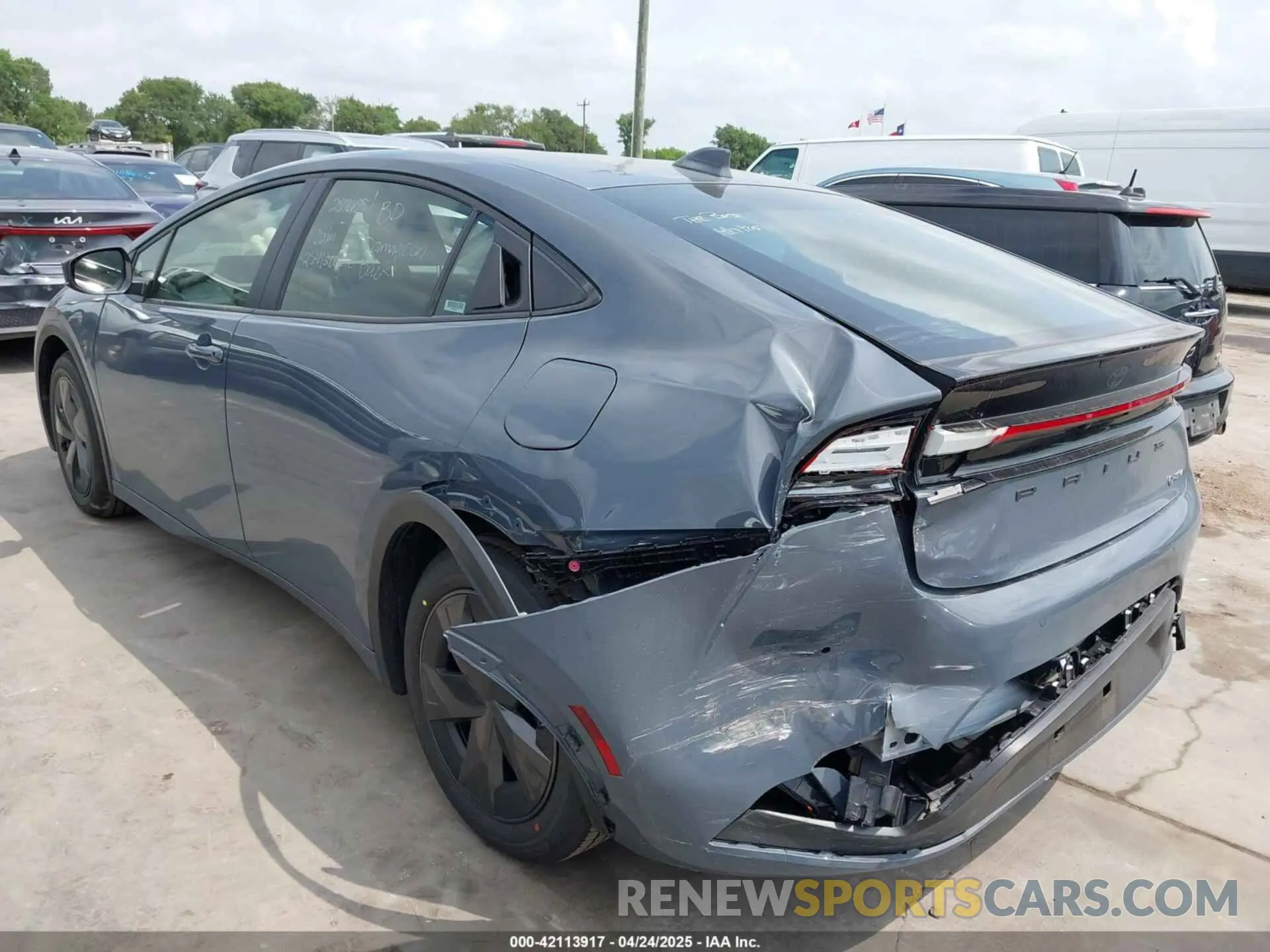 3 Photograph of a damaged car JTDACAAU7S3049099 TOYOTA PRIUS 2025