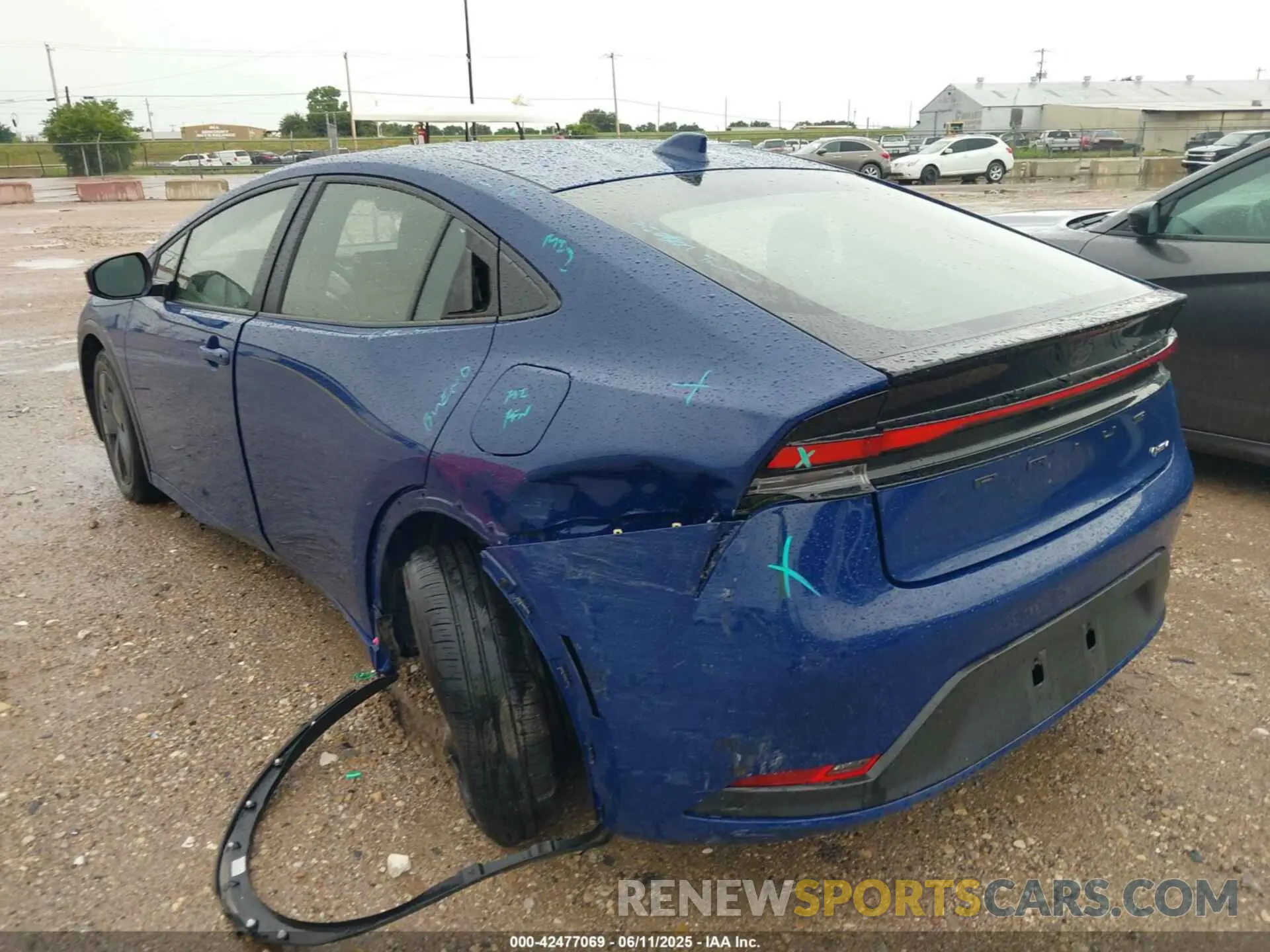 3 Photograph of a damaged car JTDACAAU7S3050494 TOYOTA PRIUS 2025
