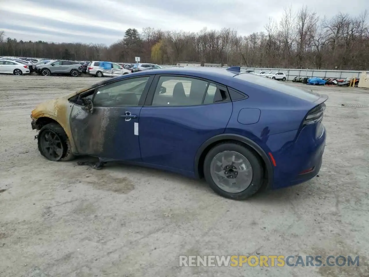 2 Фотография поврежденного автомобиля JTDACACU8S3040893 TOYOTA PRIUS 2025