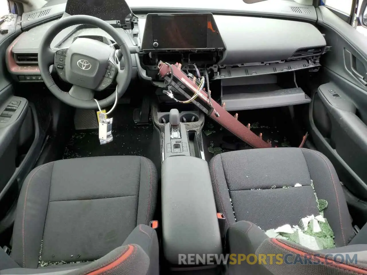 8 Фотография поврежденного автомобиля JTDACACU8S3040893 TOYOTA PRIUS 2025