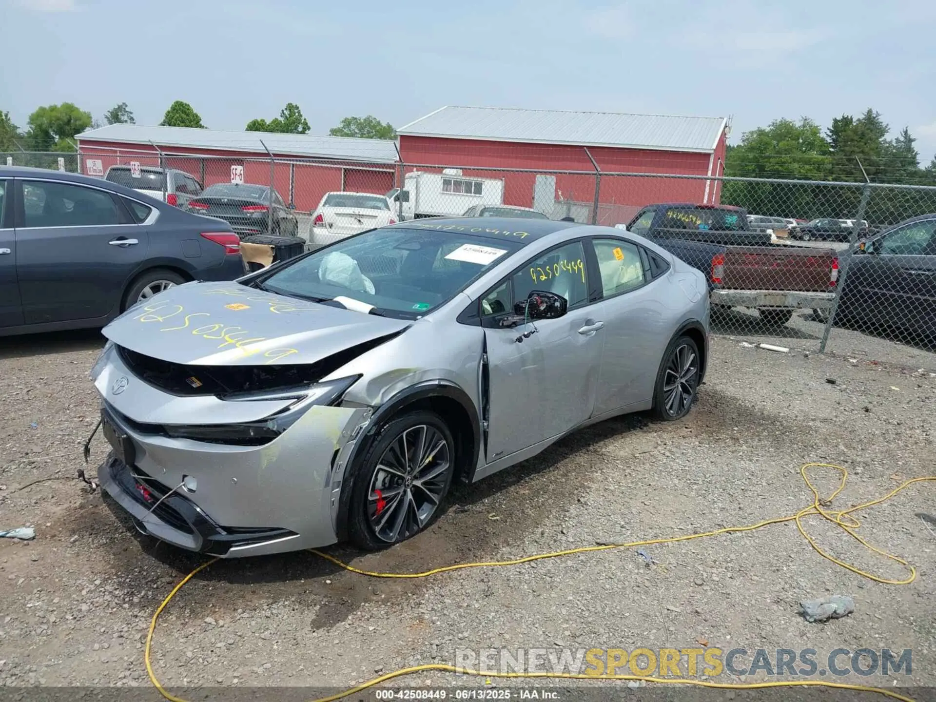 2 Photograph of a damaged car JTDADABU2S3028656 TOYOTA PRIUS 2025