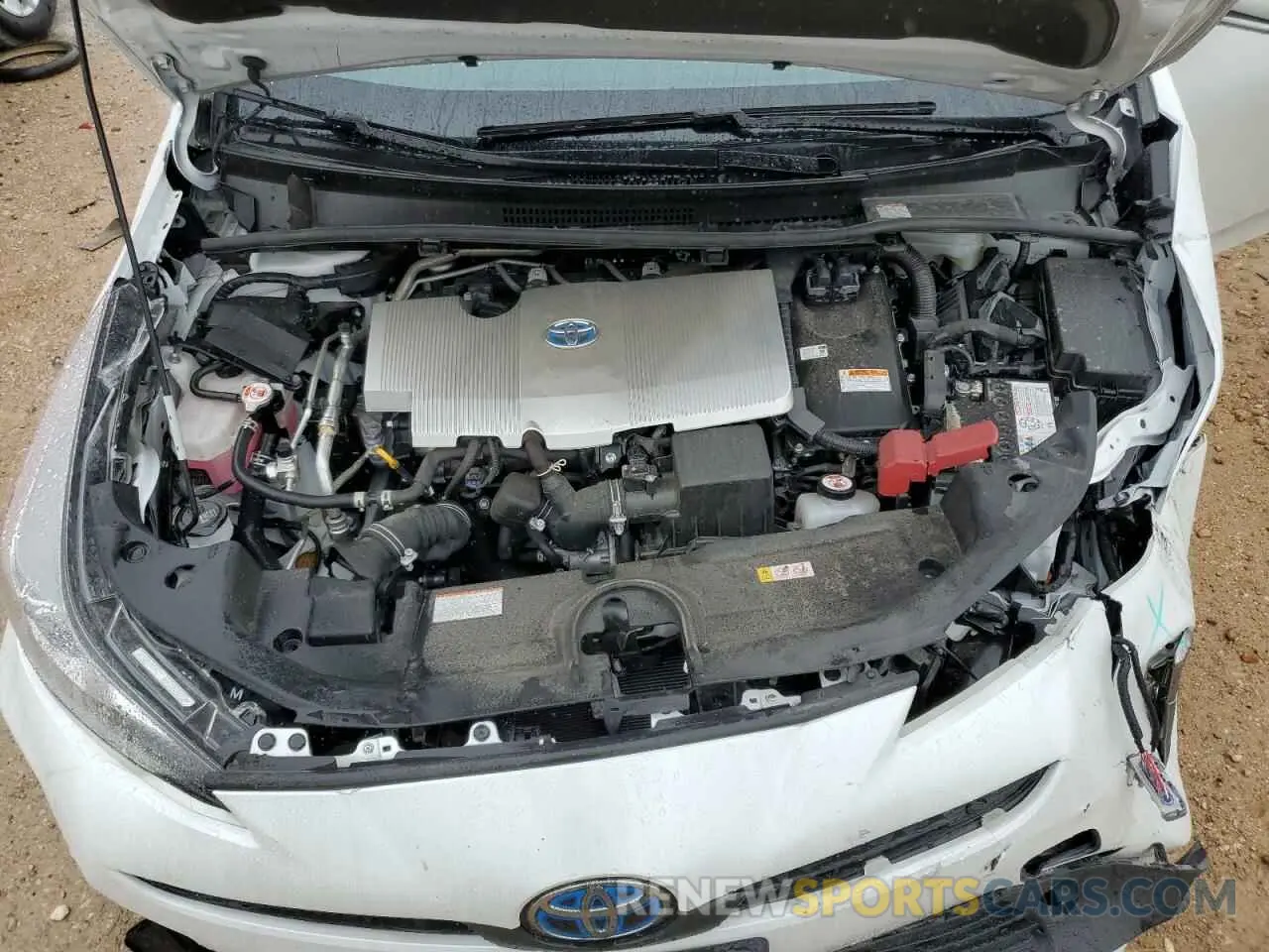 11 Фотография поврежденного автомобиля JTDKAMFU6N3173597 TOYOTA PRIUS LTD 2022