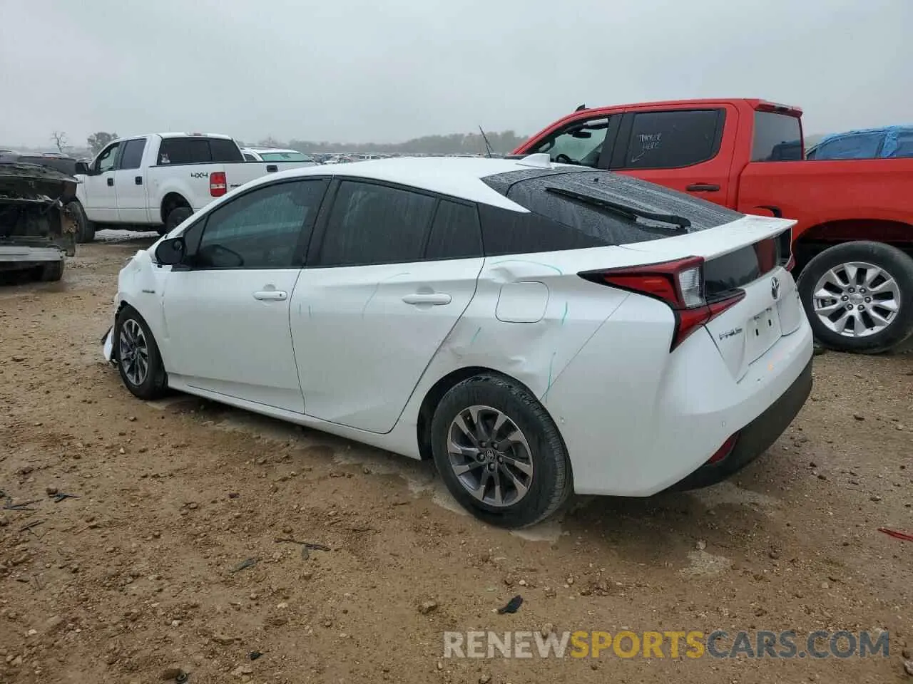 2 Фотография поврежденного автомобиля JTDKAMFU6N3173597 TOYOTA PRIUS LTD 2022
