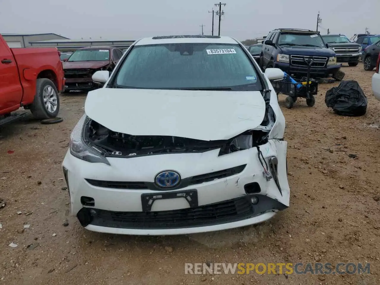 5 Фотография поврежденного автомобиля JTDKAMFU6N3173597 TOYOTA PRIUS LTD 2022