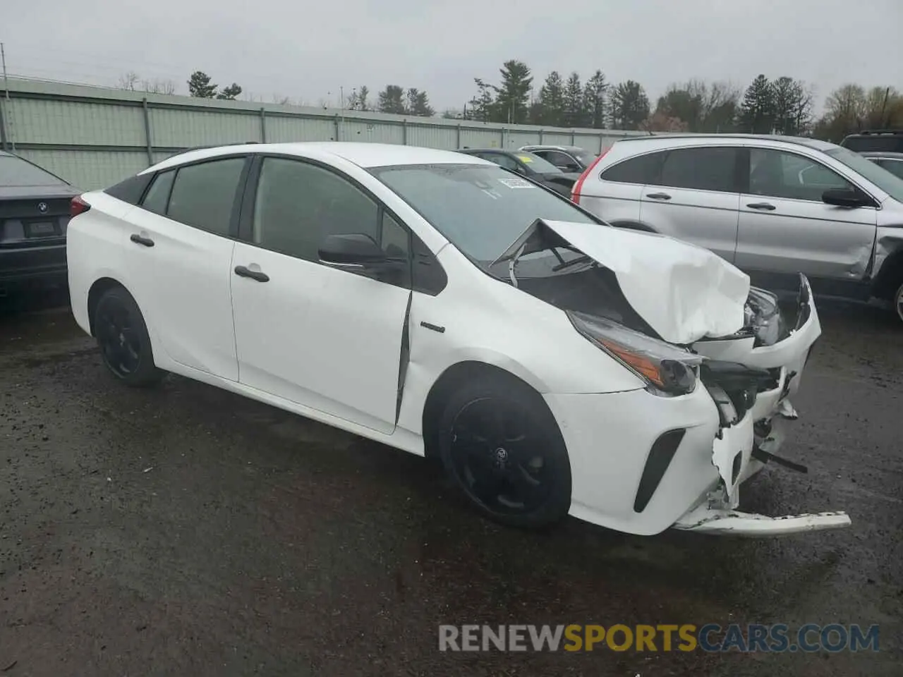 4 Фотография поврежденного автомобиля JTDKAMFU0N3172350 TOYOTA PRIUS NIGH 2022