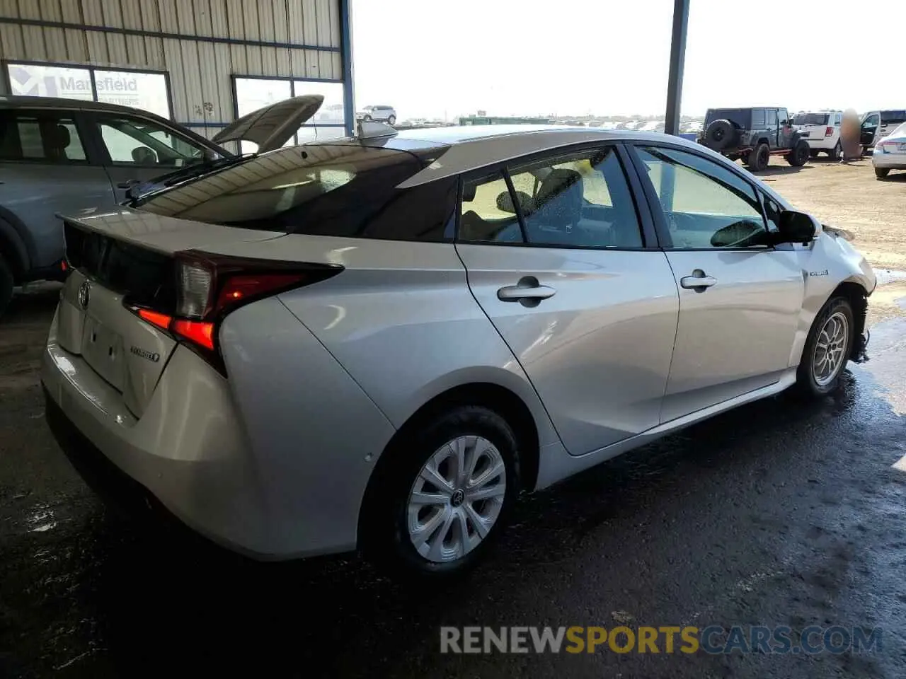 3 Фотография поврежденного автомобиля JTDKAMFU0N3175006 TOYOTA PRIUS NIGH 2022