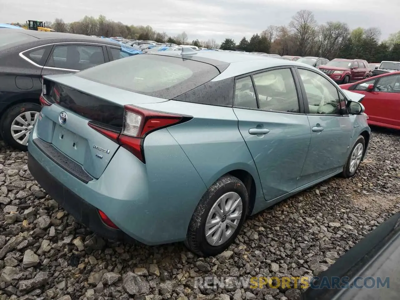 3 Фотография поврежденного автомобиля JTDKAMFU0N3183039 TOYOTA PRIUS NIGH 2022