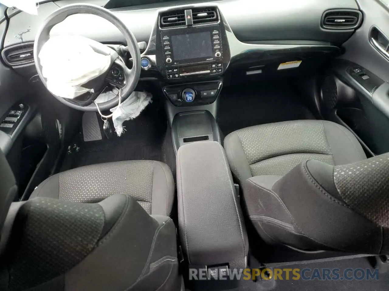 8 Фотография поврежденного автомобиля JTDKAMFU1N3156948 TOYOTA PRIUS NIGH 2022