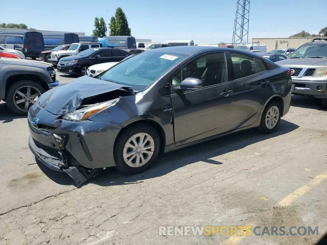 1 Photograph of a damaged car JTDKAMFU1N3168095 TOYOTA PRIUS NIGH 2022