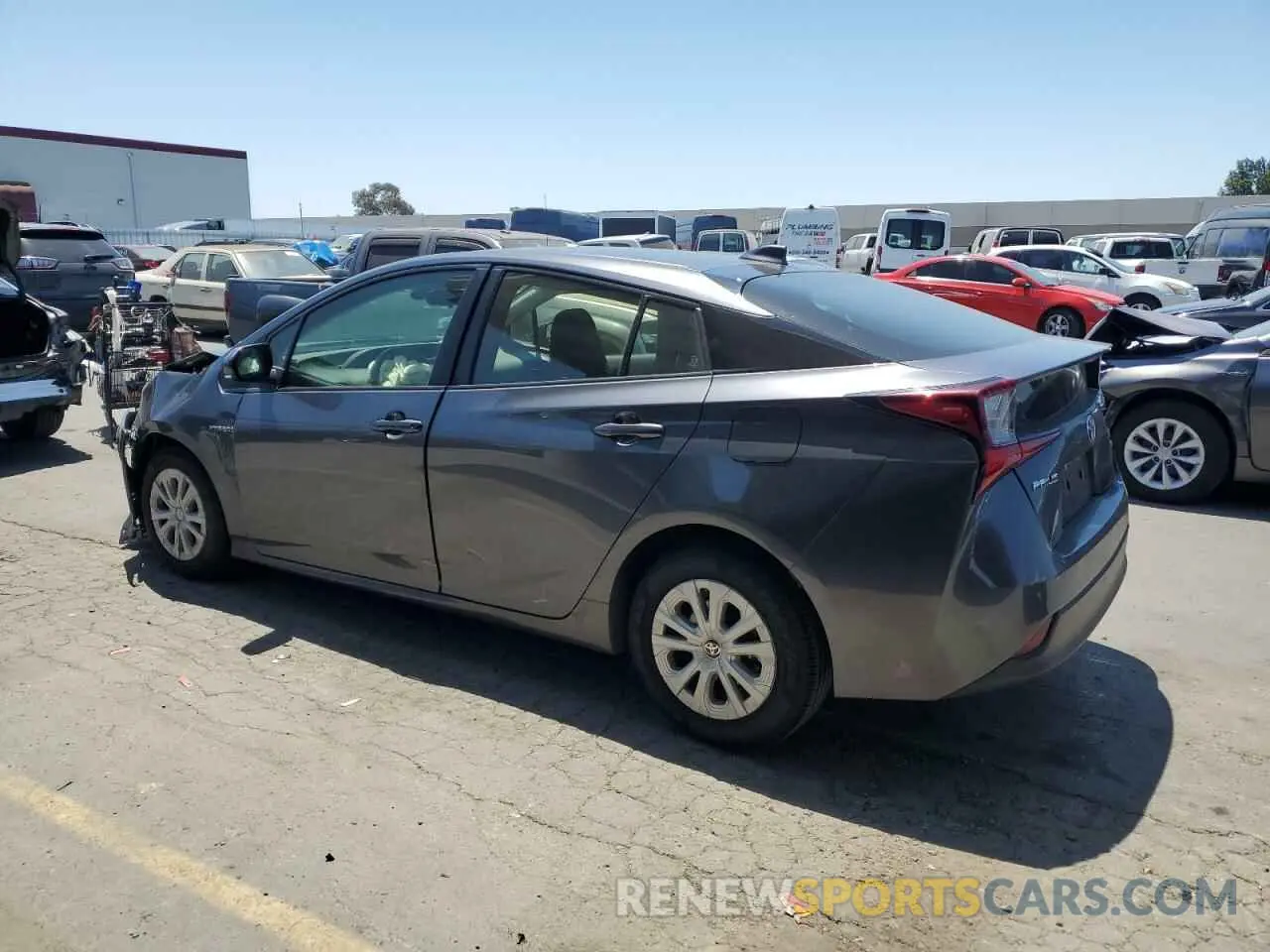 2 Photograph of a damaged car JTDKAMFU1N3168095 TOYOTA PRIUS NIGH 2022
