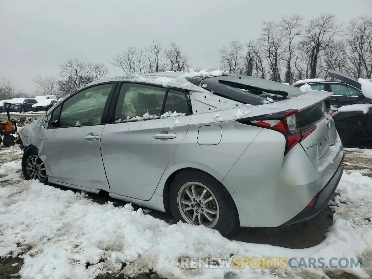 2 Фотография поврежденного автомобиля JTDKAMFU1N3176519 TOYOTA PRIUS NIGH 2022