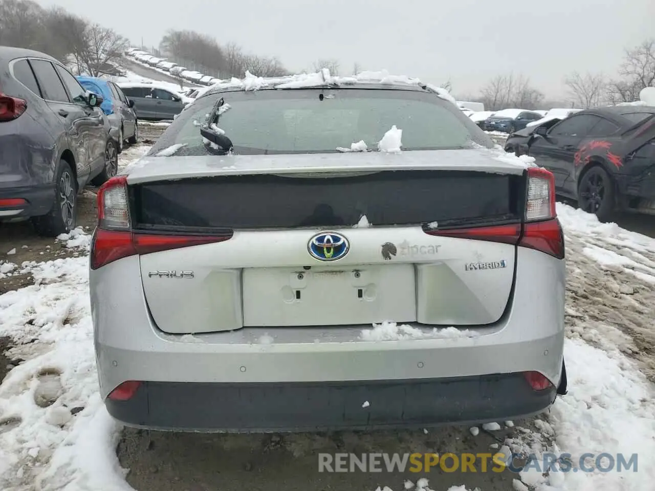 6 Фотография поврежденного автомобиля JTDKAMFU1N3176519 TOYOTA PRIUS NIGH 2022