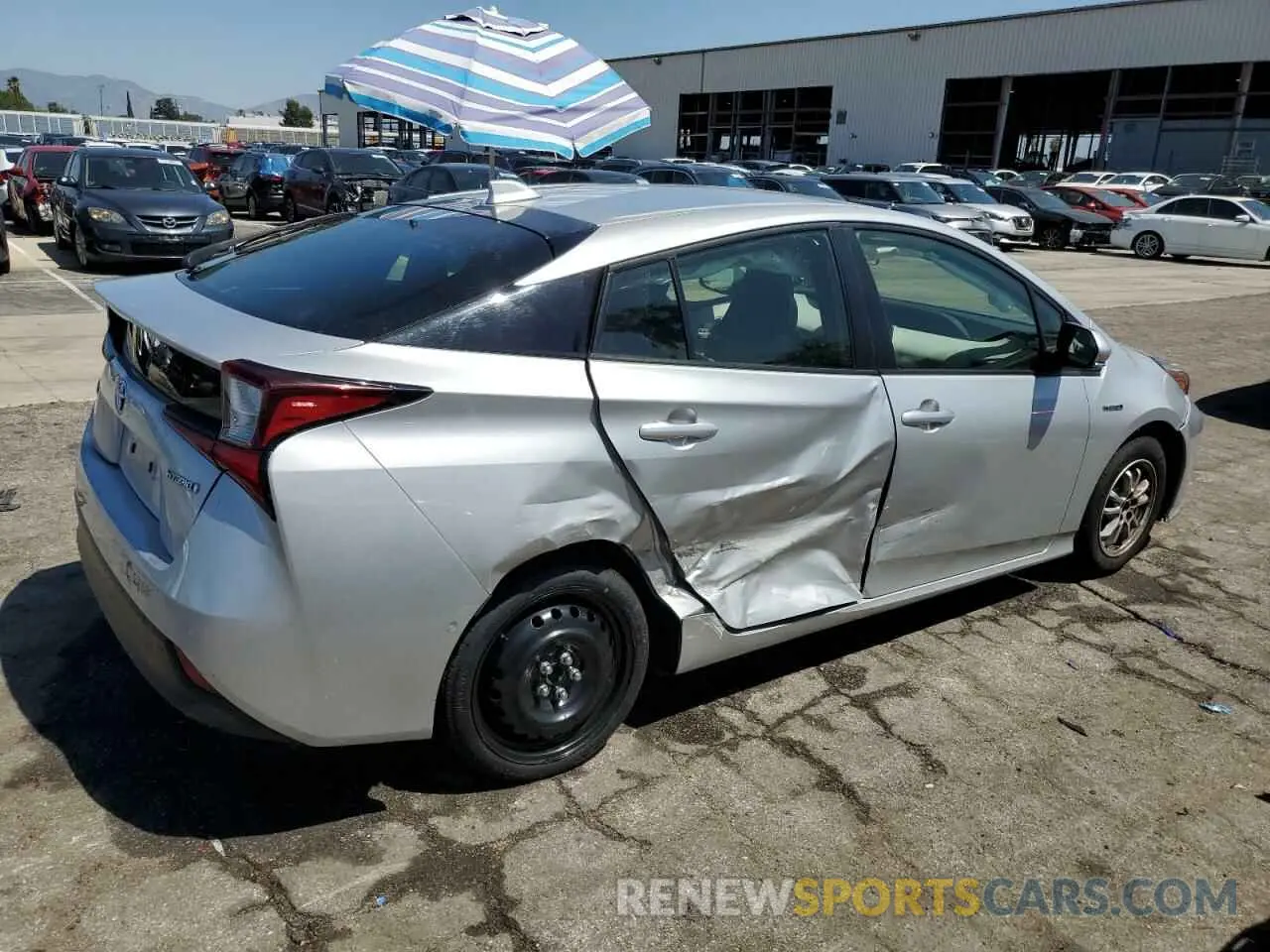 3 Photograph of a damaged car JTDKAMFU1N3179243 TOYOTA PRIUS NIGH 2022