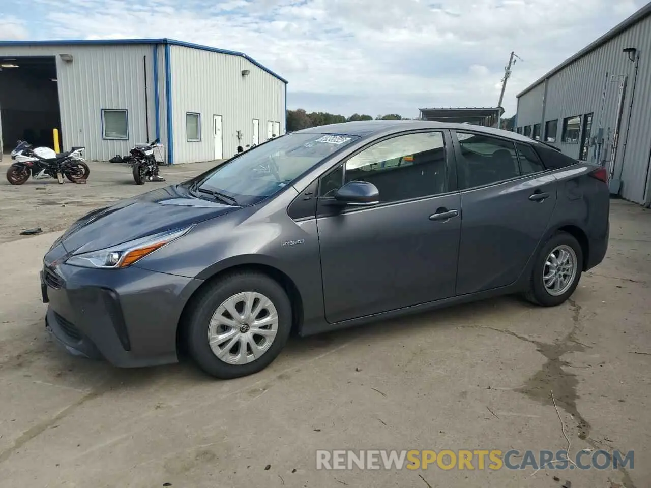 1 Фотография поврежденного автомобиля JTDKAMFU1N3184295 TOYOTA PRIUS NIGH 2022