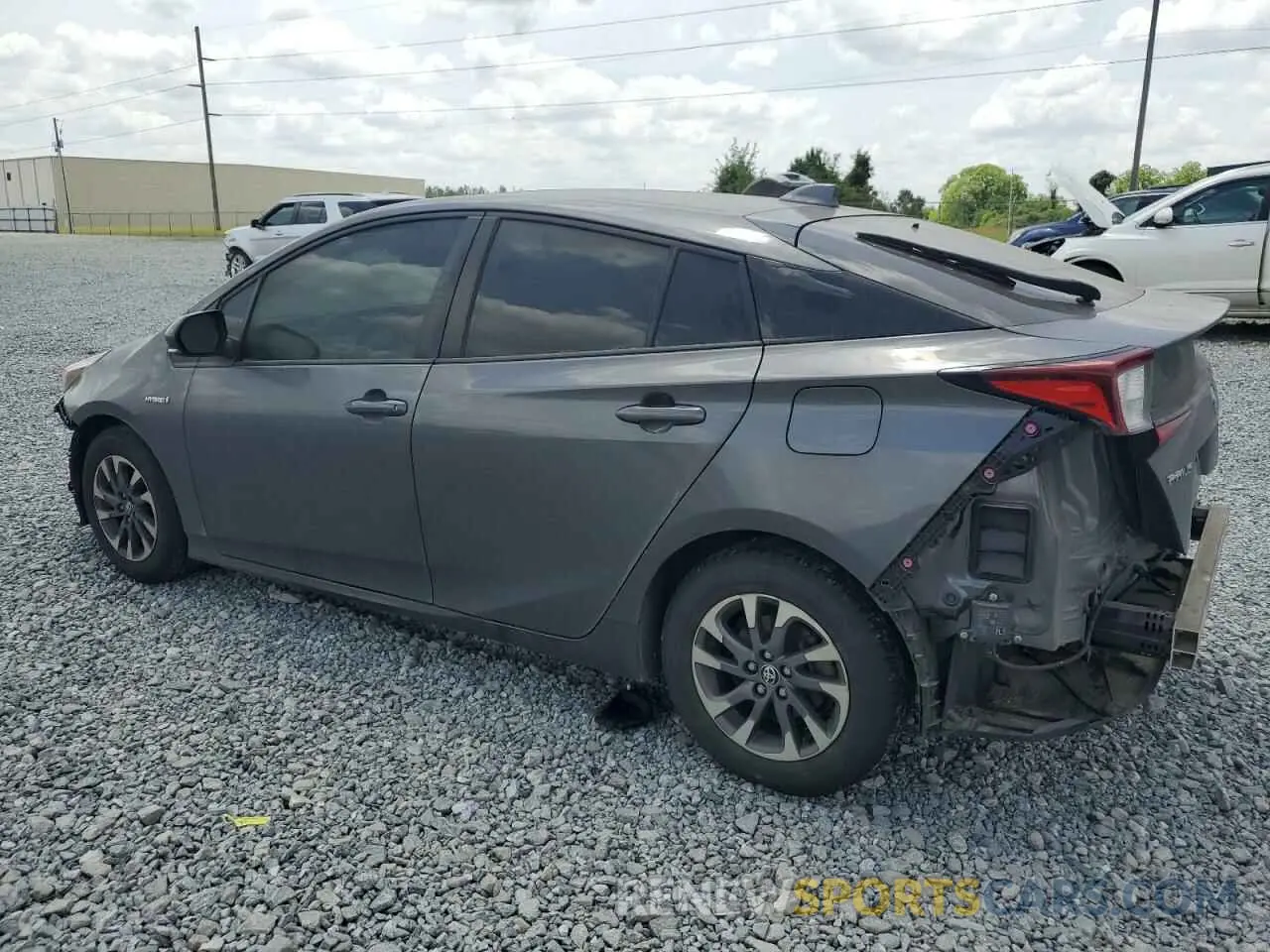 2 Photograph of a damaged car JTDKAMFU2N3154061 TOYOTA PRIUS NIGH 2022