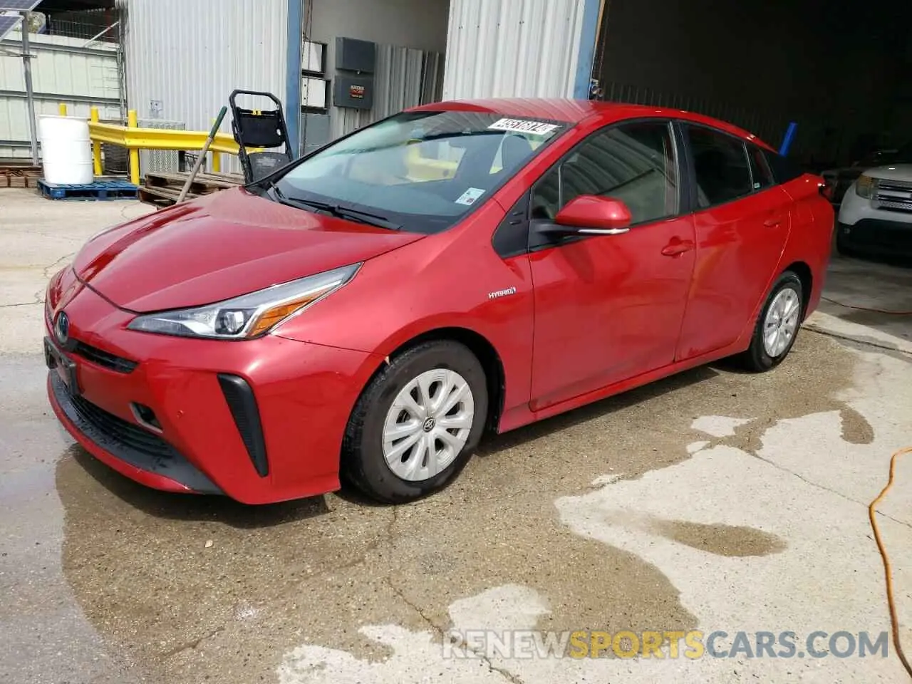 1 Photograph of a damaged car JTDKAMFU2N3159731 TOYOTA PRIUS NIGH 2022