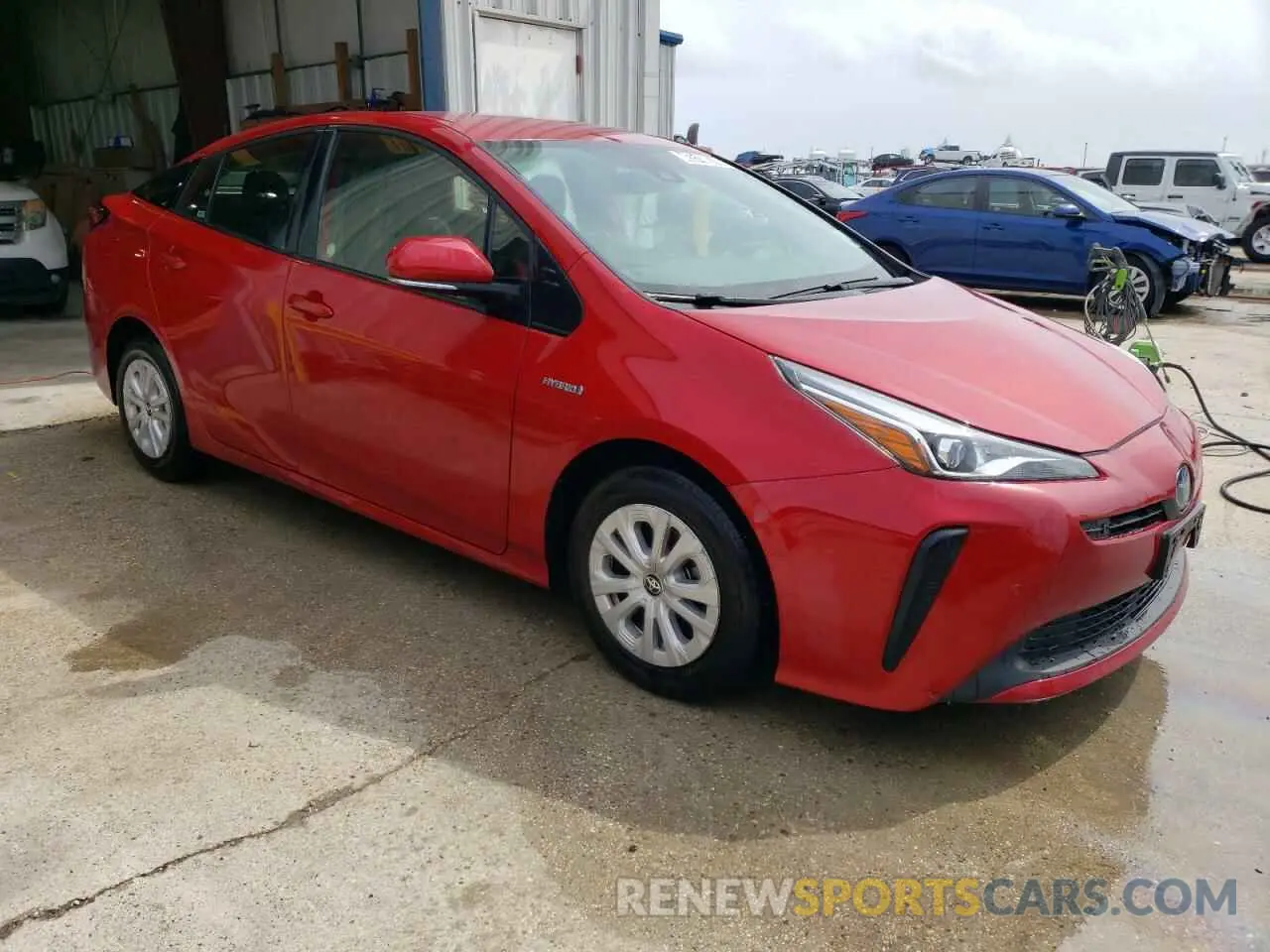 4 Photograph of a damaged car JTDKAMFU2N3159731 TOYOTA PRIUS NIGH 2022