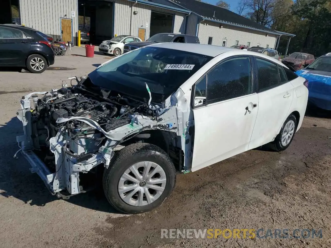 1 Photograph of a damaged car JTDKAMFU2N3161172 TOYOTA PRIUS NIGH 2022