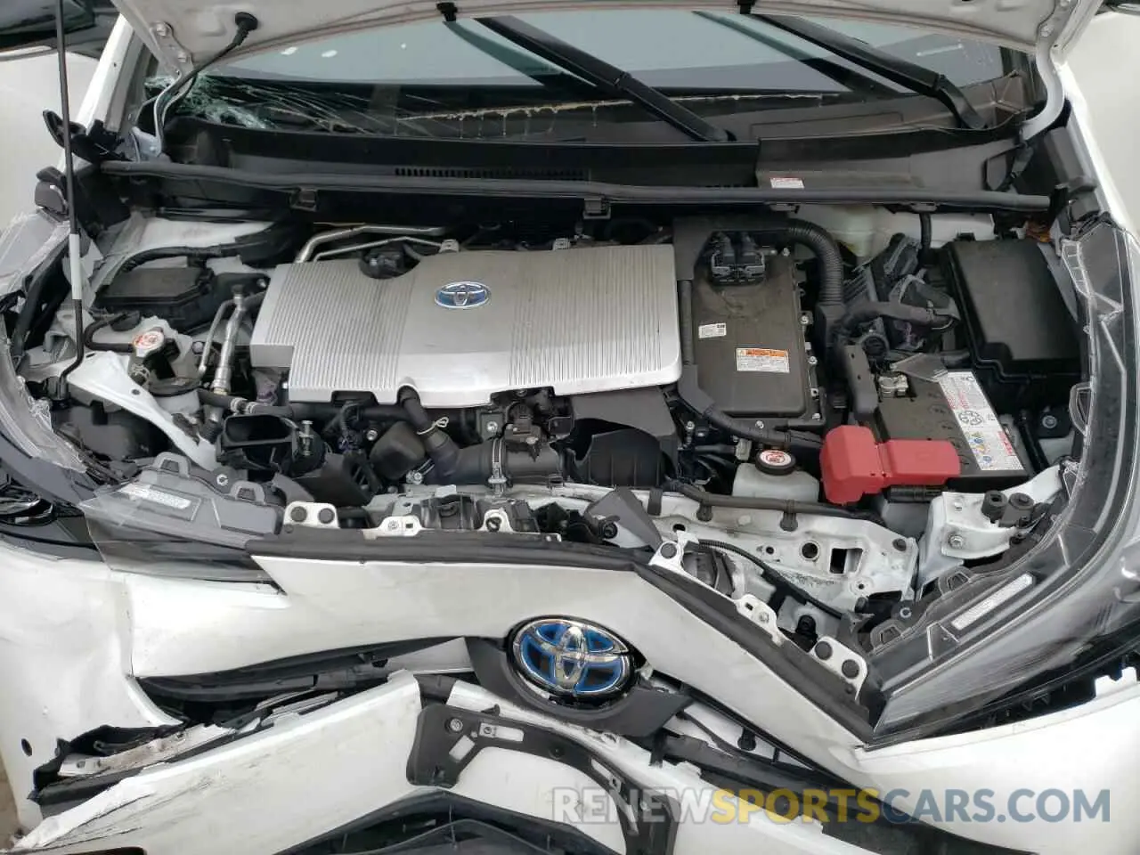 11 Photograph of a damaged car JTDKAMFU2N3168705 TOYOTA PRIUS NIGH 2022