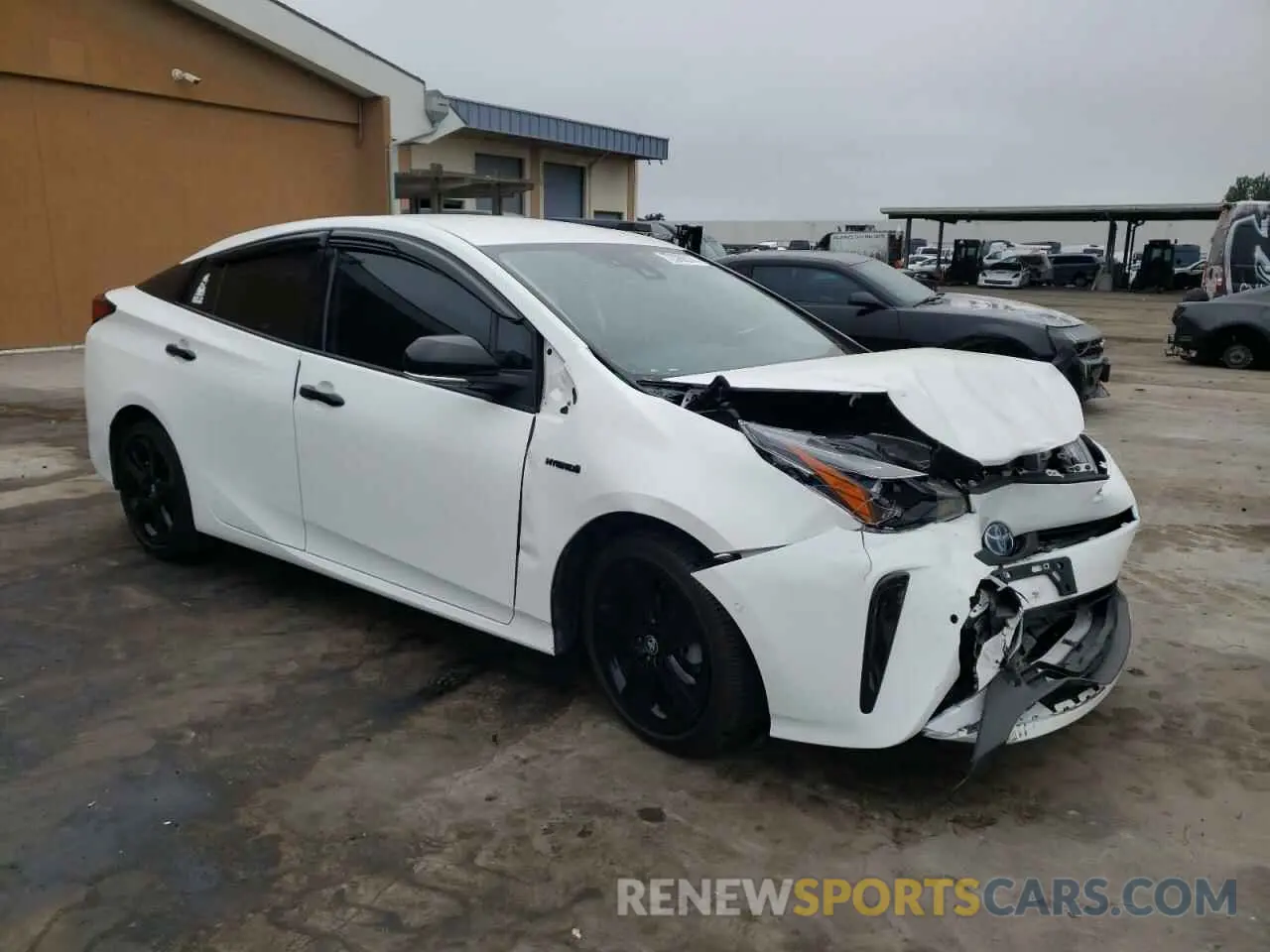 4 Photograph of a damaged car JTDKAMFU2N3168705 TOYOTA PRIUS NIGH 2022