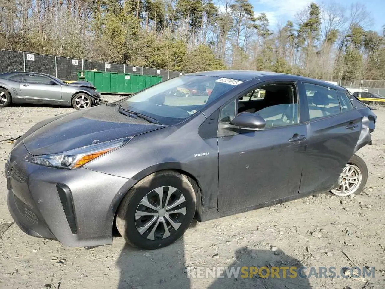 1 Photograph of a damaged car JTDKAMFU3N3163173 TOYOTA PRIUS NIGH 2022