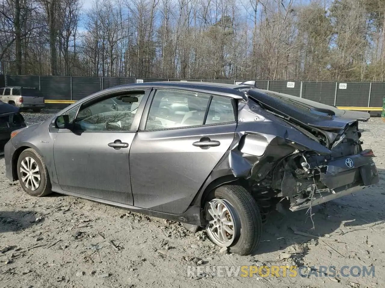 2 Photograph of a damaged car JTDKAMFU3N3163173 TOYOTA PRIUS NIGH 2022