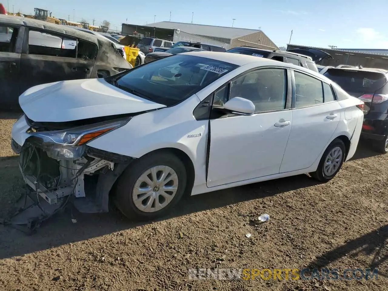 1 Фотография поврежденного автомобиля JTDKAMFU3N3166378 TOYOTA PRIUS NIGH 2022