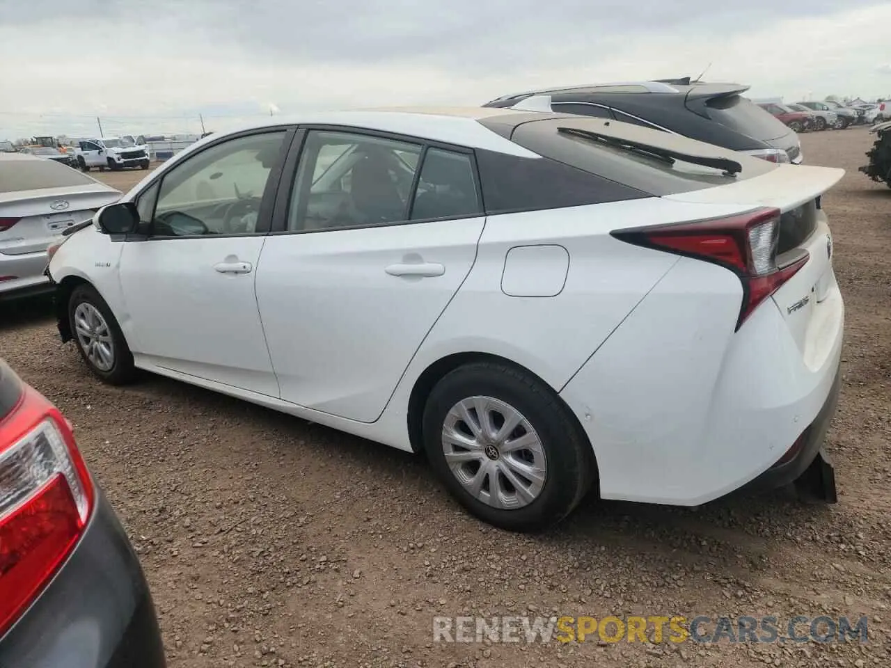 2 Фотография поврежденного автомобиля JTDKAMFU3N3166378 TOYOTA PRIUS NIGH 2022