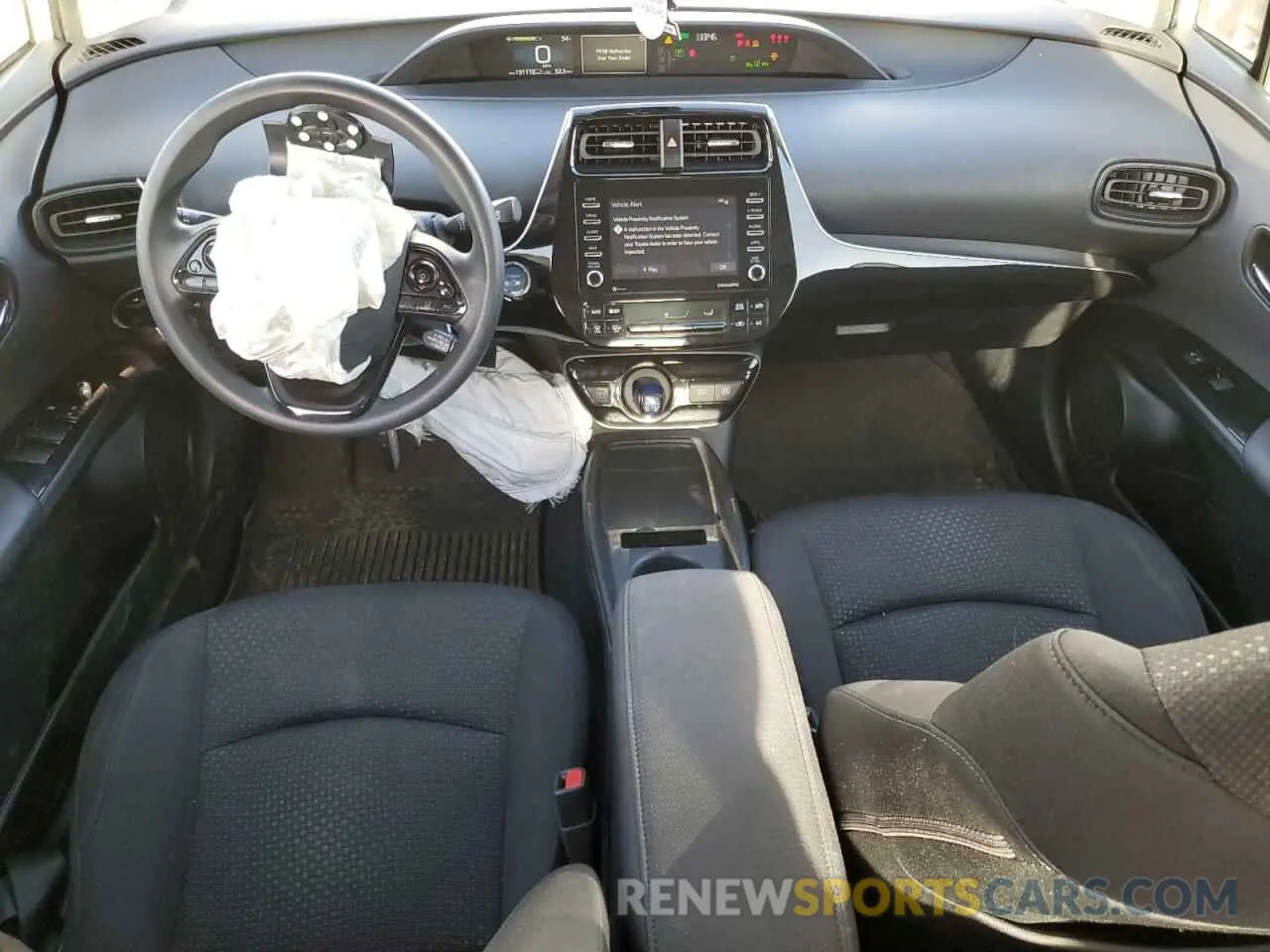 8 Фотография поврежденного автомобиля JTDKAMFU3N3166378 TOYOTA PRIUS NIGH 2022