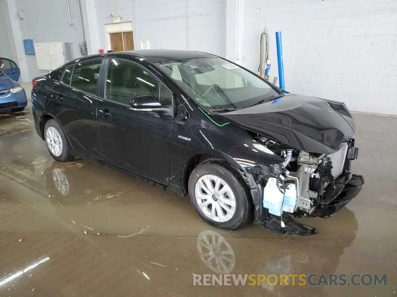 4 Фотография поврежденного автомобиля JTDKAMFU3N3168096 TOYOTA PRIUS NIGH 2022