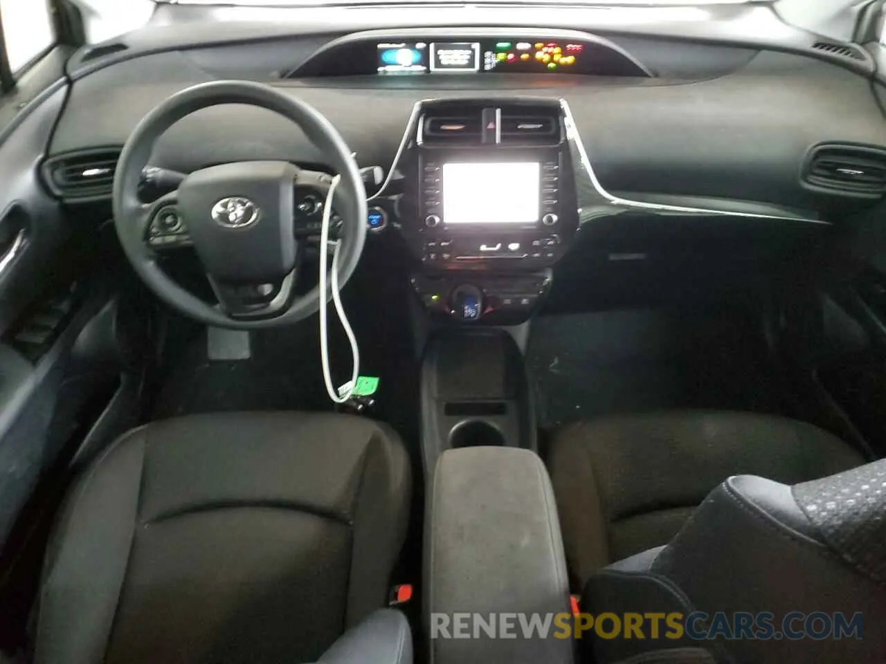 8 Фотография поврежденного автомобиля JTDKAMFU3N3168096 TOYOTA PRIUS NIGH 2022