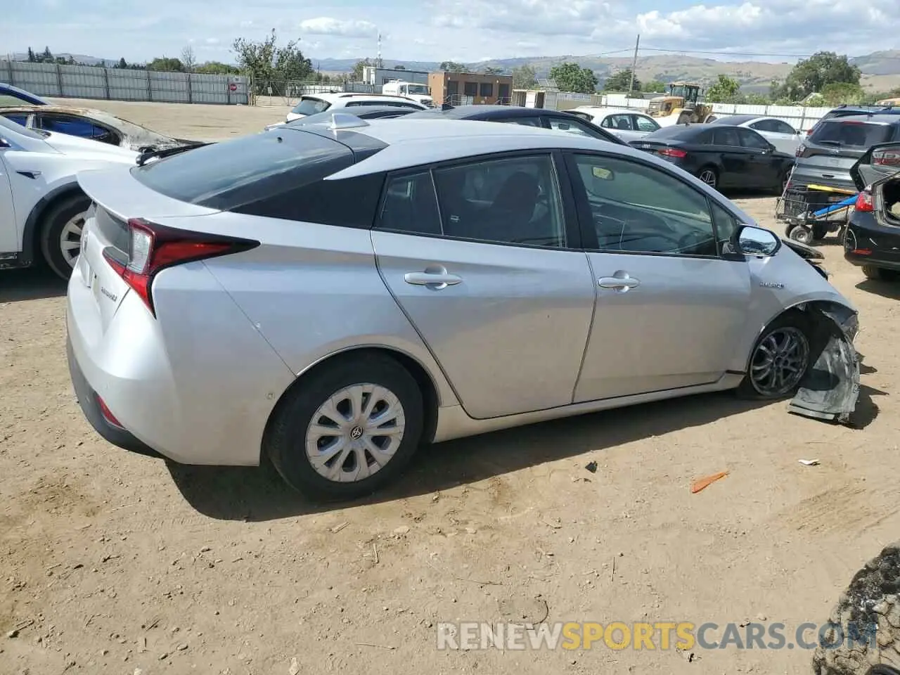3 Photograph of a damaged car JTDKAMFU3N3186453 TOYOTA PRIUS NIGH 2022
