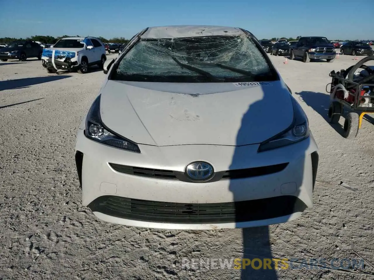 5 Фотография поврежденного автомобиля JTDKAMFU4N3157754 TOYOTA PRIUS NIGH 2022