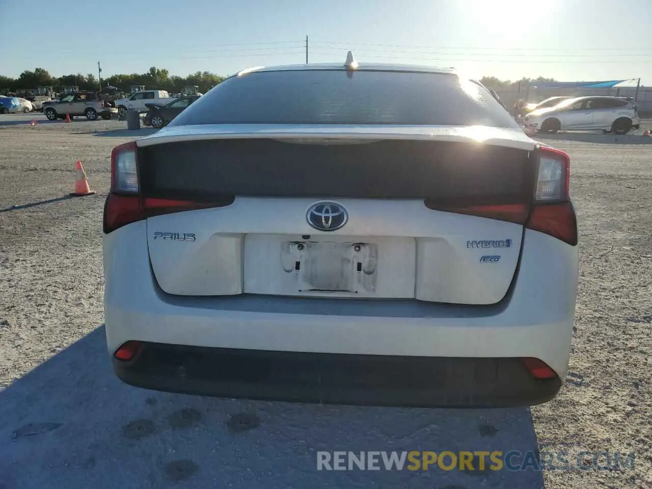 6 Фотография поврежденного автомобиля JTDKAMFU4N3157754 TOYOTA PRIUS NIGH 2022