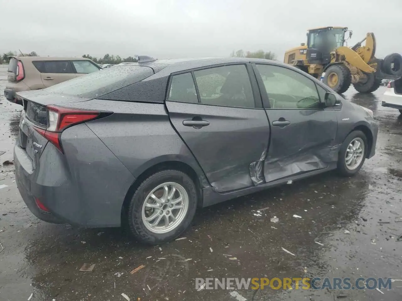 3 Photograph of a damaged car JTDKAMFU4N3171332 TOYOTA PRIUS NIGH 2022