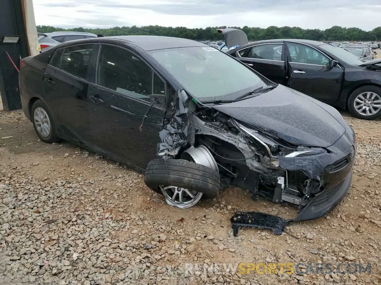 4 Фотография поврежденного автомобиля JTDKAMFU4N3186736 TOYOTA PRIUS NIGH 2022