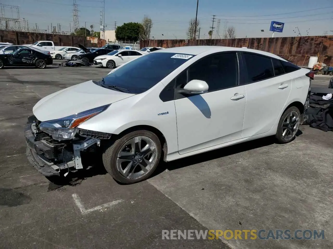 1 Photograph of a damaged car JTDKAMFU5N3156306 TOYOTA PRIUS NIGH 2022