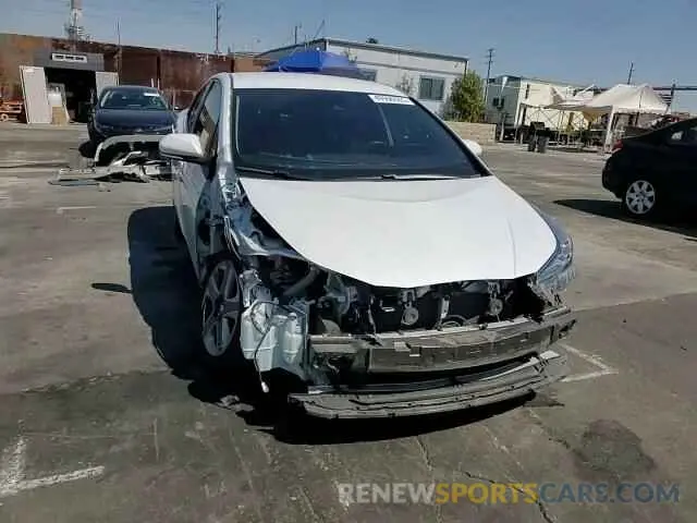 10 Photograph of a damaged car JTDKAMFU5N3156306 TOYOTA PRIUS NIGH 2022
