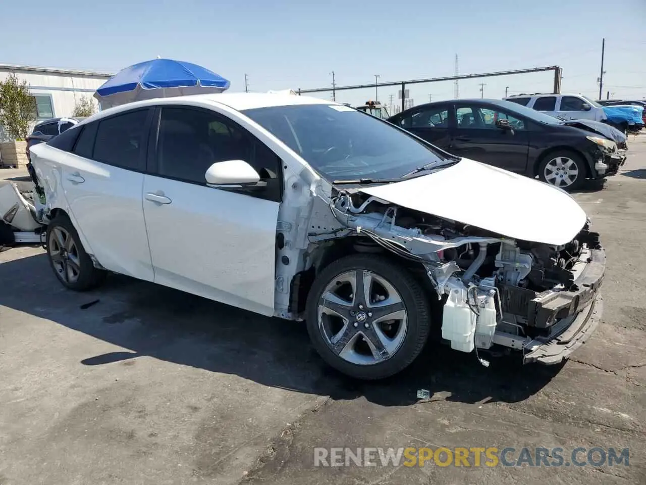 4 Photograph of a damaged car JTDKAMFU5N3156306 TOYOTA PRIUS NIGH 2022