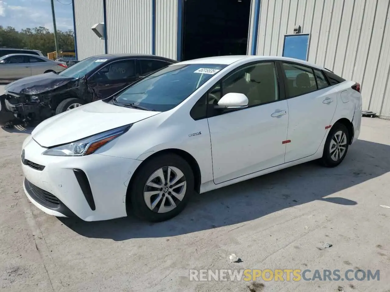 1 Фотография поврежденного автомобиля JTDKAMFU5N3163126 TOYOTA PRIUS NIGH 2022