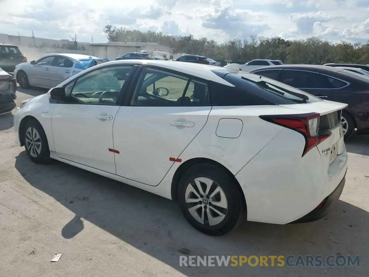 2 Фотография поврежденного автомобиля JTDKAMFU5N3163126 TOYOTA PRIUS NIGH 2022