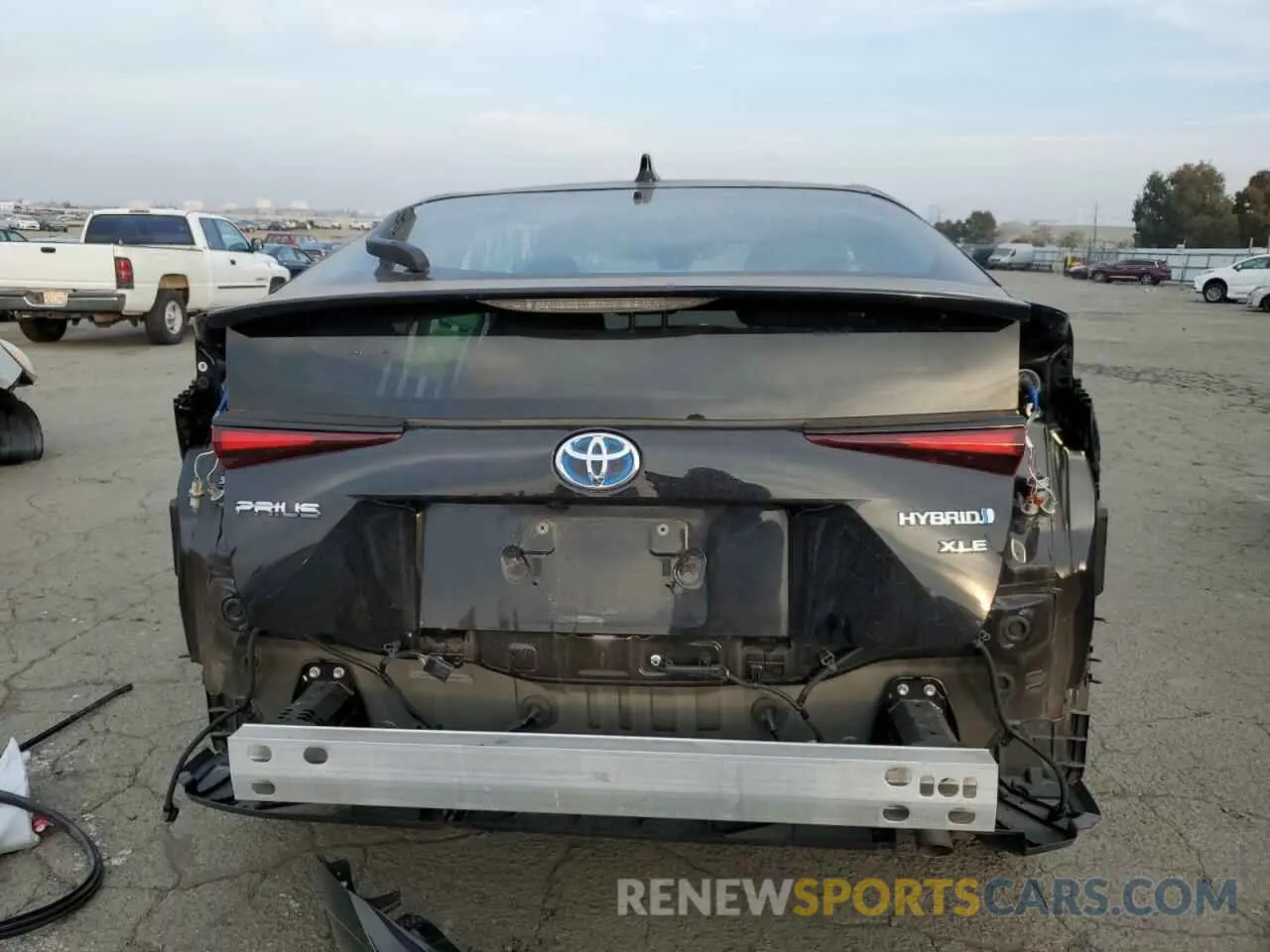 6 Фотография поврежденного автомобиля JTDKAMFU5N3178936 TOYOTA PRIUS NIGH 2022