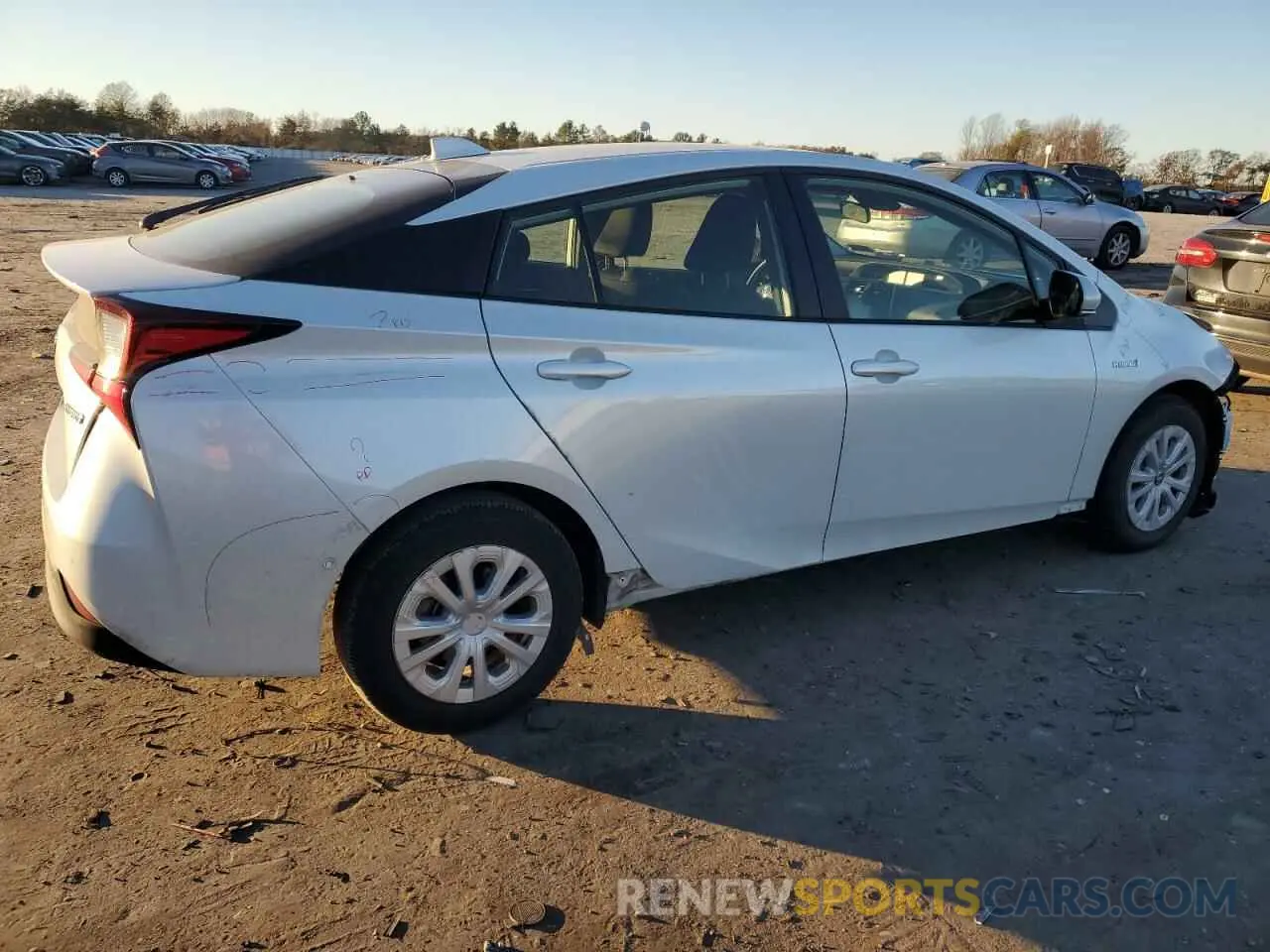 3 Фотография поврежденного автомобиля JTDKAMFU5N3185210 TOYOTA PRIUS NIGH 2022