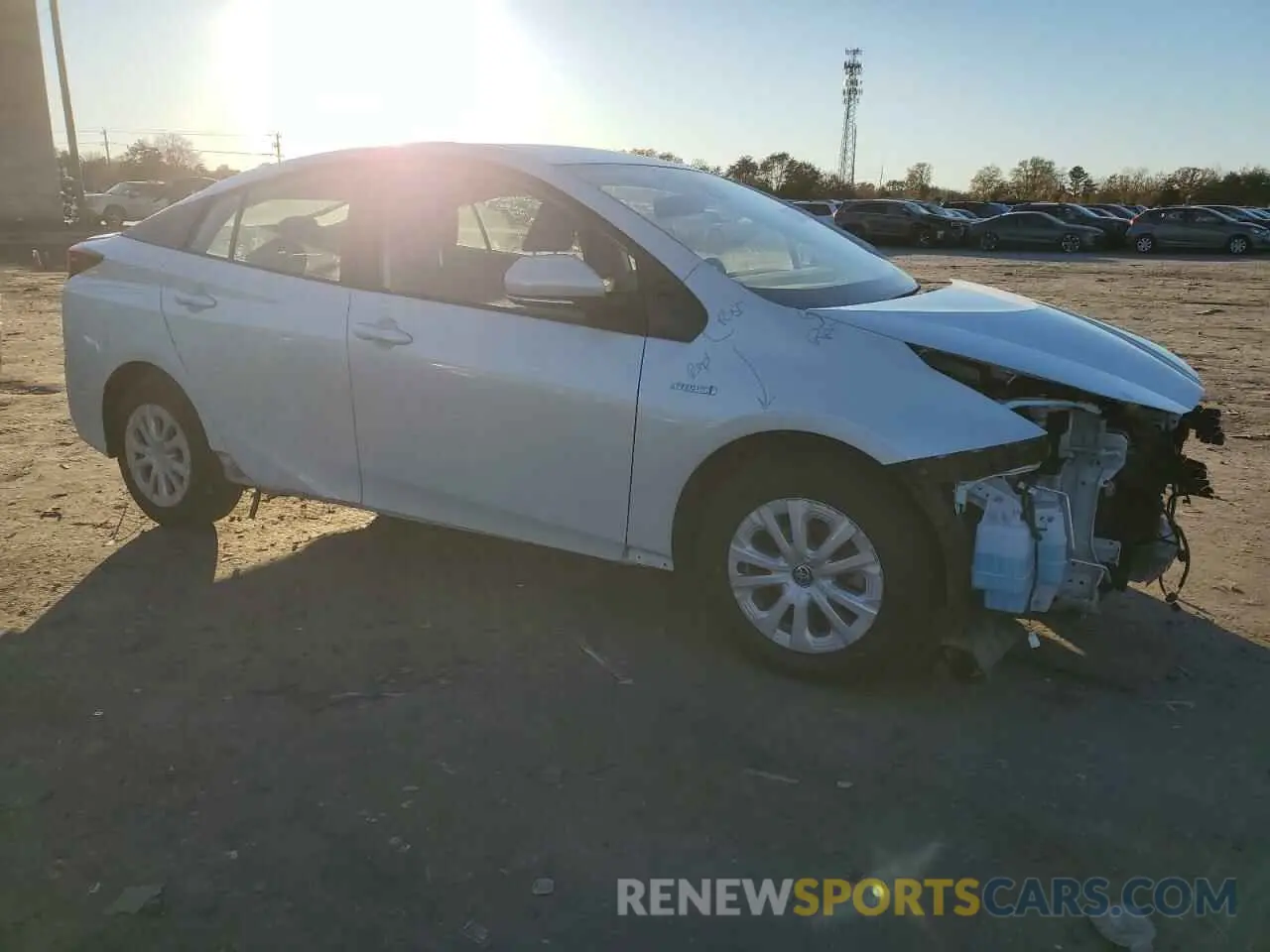 4 Фотография поврежденного автомобиля JTDKAMFU5N3185210 TOYOTA PRIUS NIGH 2022