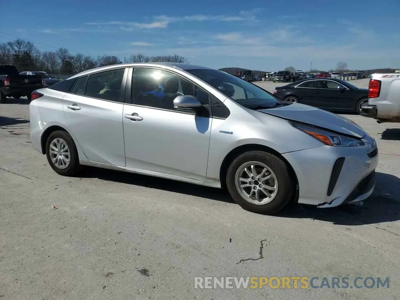 4 Фотография поврежденного автомобиля JTDKAMFU6N3160946 TOYOTA PRIUS NIGH 2022