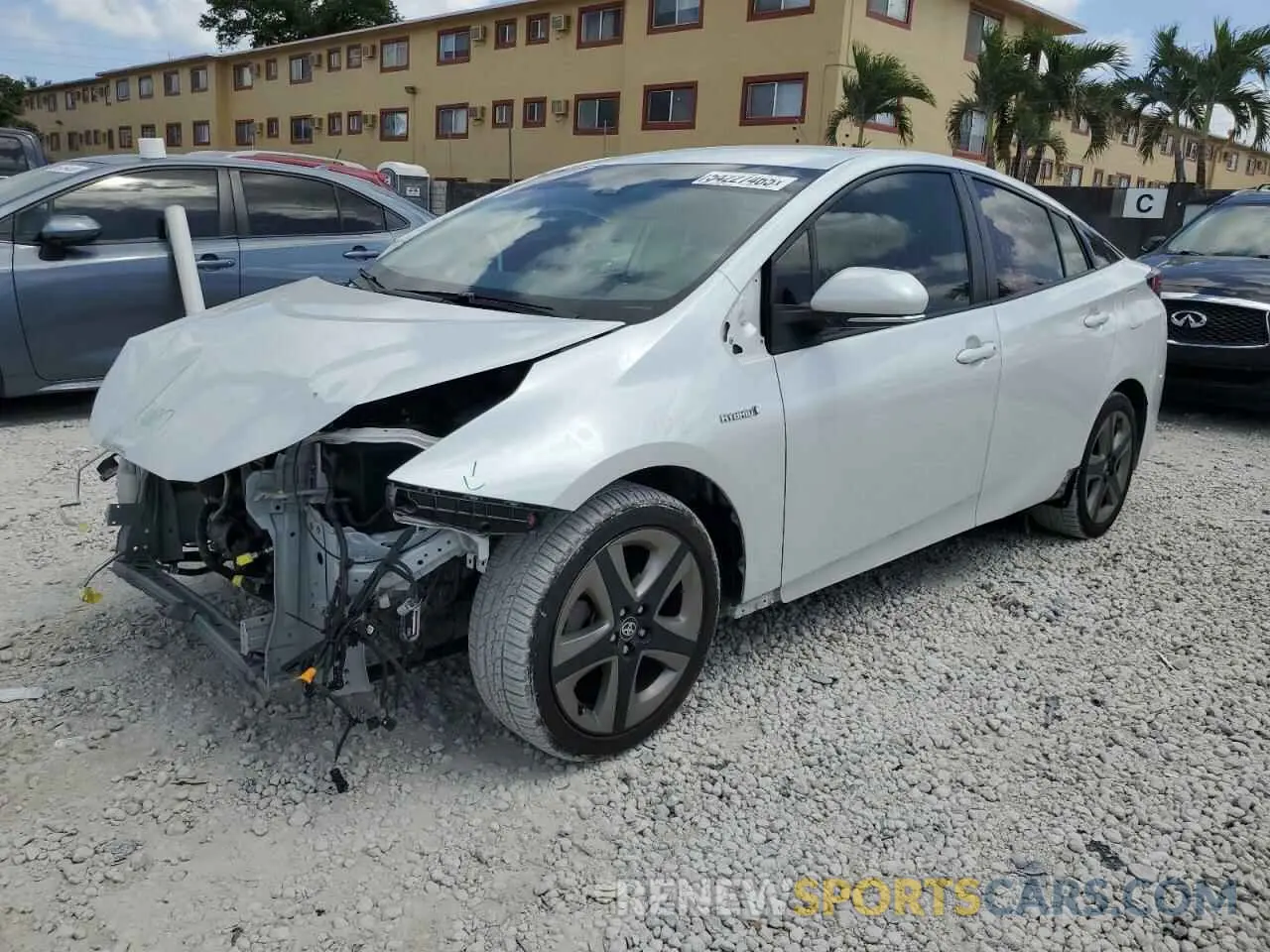 1 Фотография поврежденного автомобиля JTDKAMFU6N3161241 TOYOTA PRIUS NIGH 2022