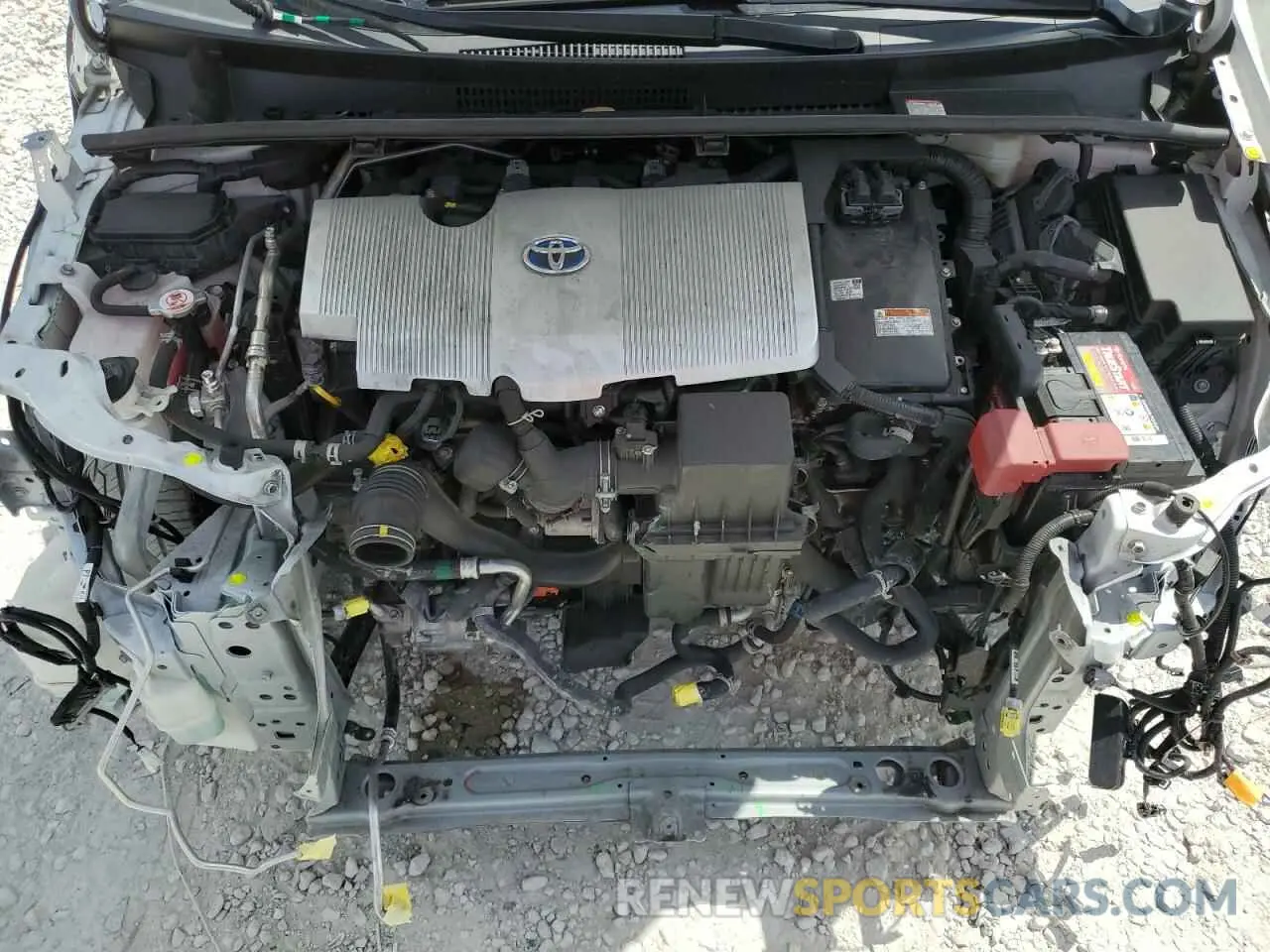 11 Фотография поврежденного автомобиля JTDKAMFU6N3161241 TOYOTA PRIUS NIGH 2022